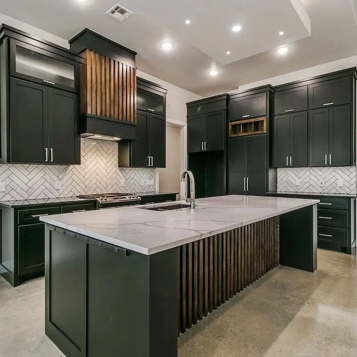 Beautiful kitchen with stone countertops