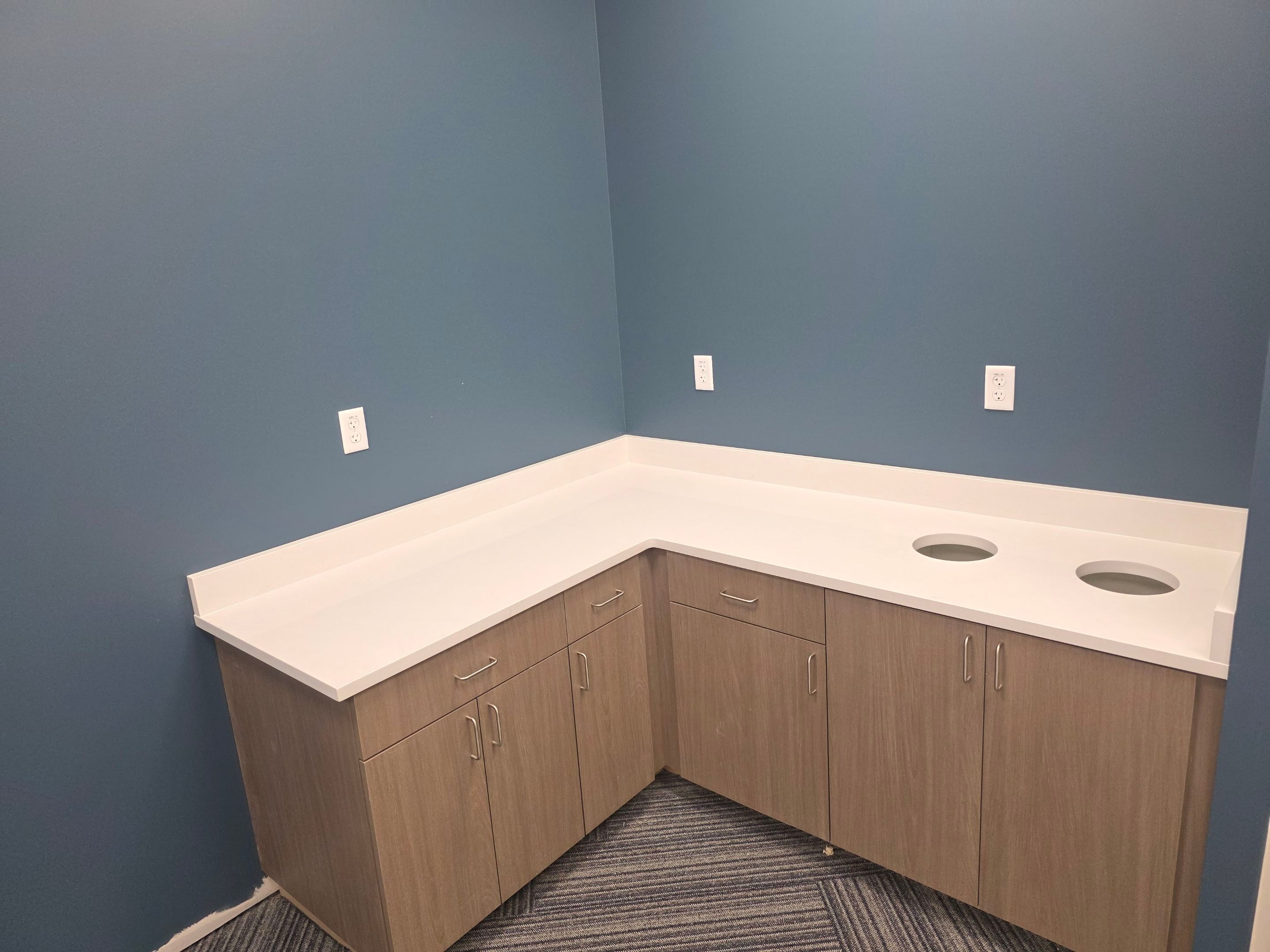 Quartz Installation for Oklahoma City Commercial Offices
