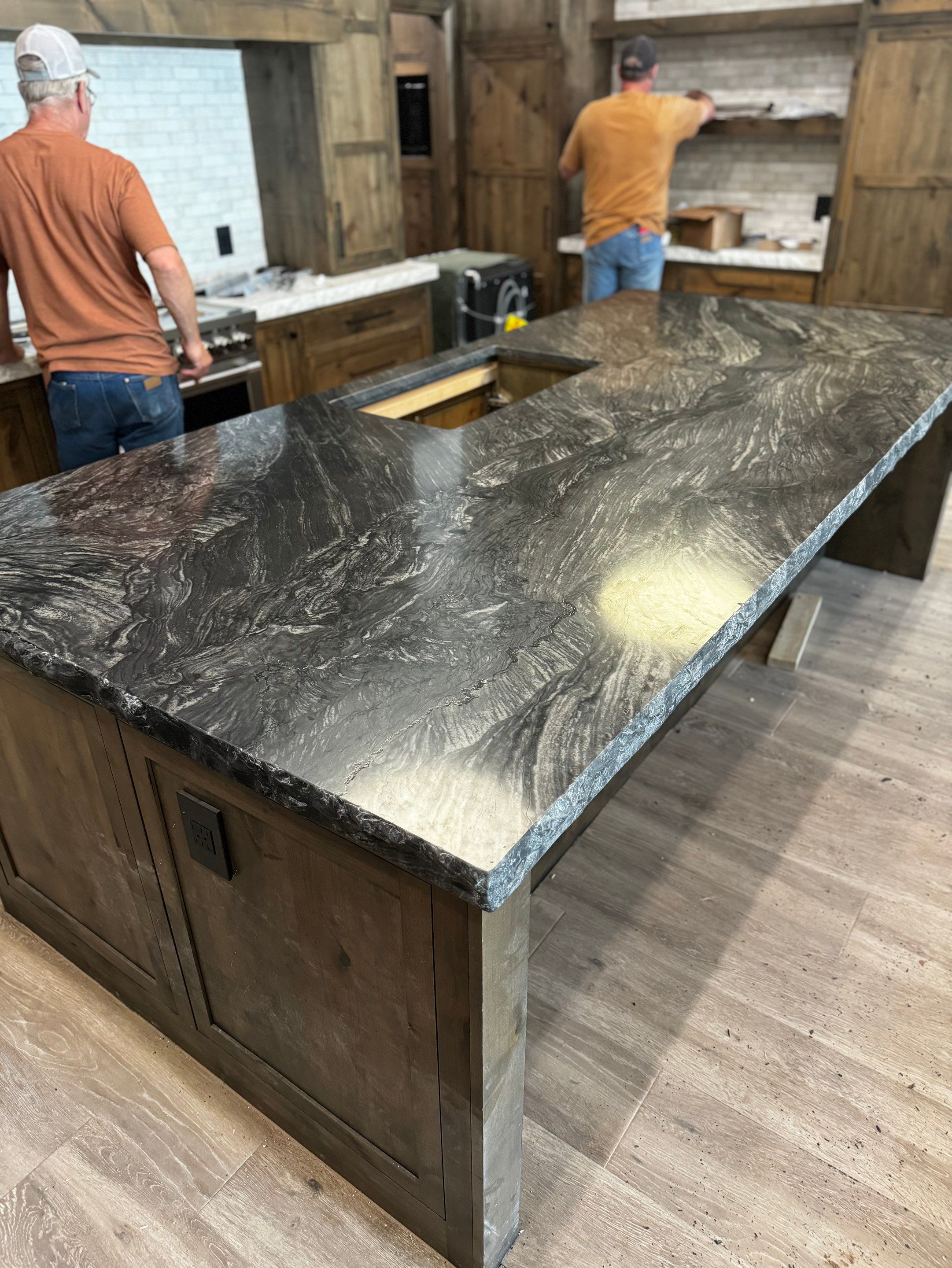 Custom Countertop Installation in Wynnewood