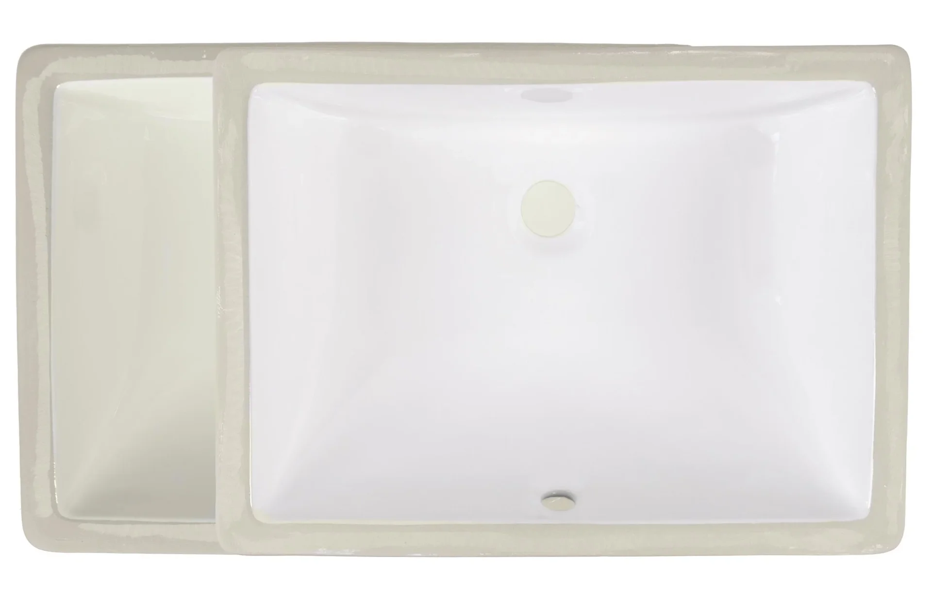 Rectangular Undermount Bathroom Sink