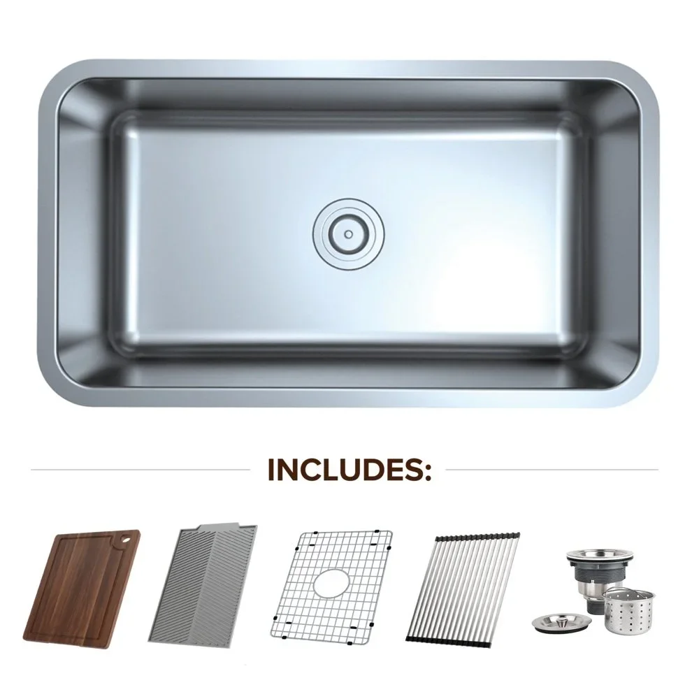 Oversized Single Bowl Kitchen Sink