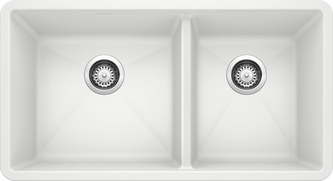 Offset Double Bowl Granite Composite Sink